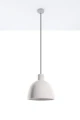 Lampa wisząca Sollux DAMASO szara E27 wys.128cm