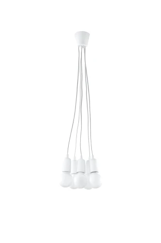 Lampa wisząca DIEGO 5 biała 5xE27 wys.90cm