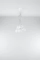 Lampa wisząca DIEGO 5 biała 5xE27 wys.90cm