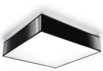 Plafon Sollux HORUS czarny E27 szer.45cm