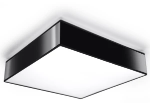Plafon Sollux HORUS czarny E27 szer.45cm