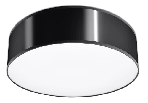 Plafon ARENA czarny 2xE27 szer.35cm