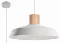 Lampa wisząca Sollux AFRA szara E27 wys.115cm