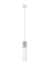 Lampa wisząca Sollux BORGIO 1 biała GU10 wys.105cm