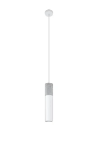 Lampa wisząca Sollux BORGIO 1 biała GU10 wys.105cm