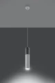 Lampa wisząca BORGIO 1 biała GU10 wys.105cm
