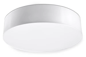 Plafon Sollux ARENA biała E27 szer.45cm