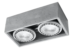 Plafon Sollux QUATRO 2 beton