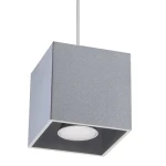 Lampa wisząca Sollux QUAD 1 szara 1xGU10 wys.110cm