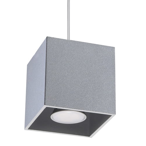 Lampa wisząca QUAD 1 szara 1xGU10 wys.110cm