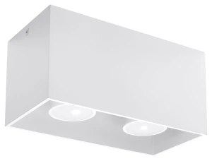 Plafon Sollux QUAD MAXI Biały
