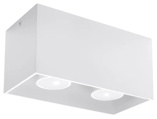 Plafon Sollux QUAD MAXI Biały
