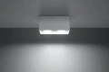 Plafon Sollux QUAD MAXI Biały