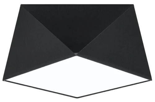 Plafon HEXA czarny E27 szer.30cm