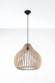 Lampa wisząca APRILLA drewniana E27 wys.110cm