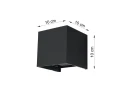 Kinkiet Sollux LUCA czarny LED IP54