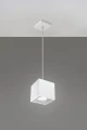 Lampa wisząca QUAD 1 biała 1xGU10 wys.110cm