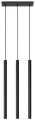 Lampa wisząca PASTELO 3 czarna G9 wys.90cm