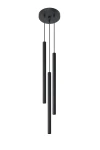 Lampa wisząca Sollux PASTELO 3P czarna G9 wys.90cm