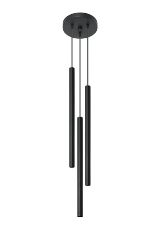 Lampa wisząca PASTELO 3P czarna G9 wys.90cm