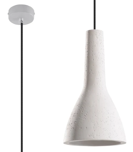 Lampa wisząca EMPOLI Szara E27 wys.132cm