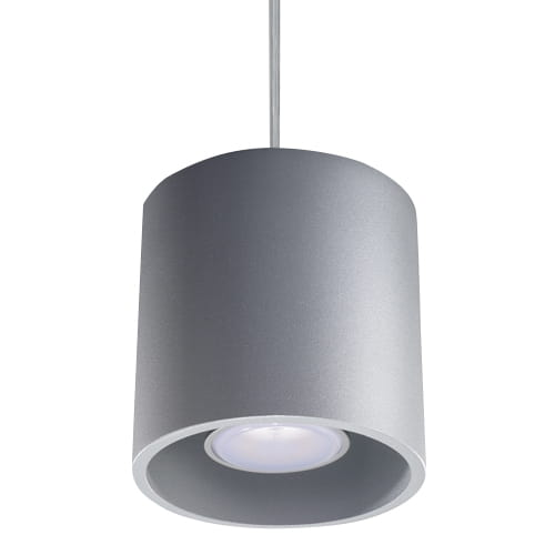 Lampa wisząca ORBIS 1 szaraG 1xGU10 wys.110cm