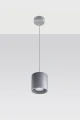 Lampa wisząca ORBIS 1 szaraG 1xGU10 wys.110cm