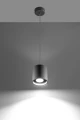 Lampa wisząca ORBIS 1 szaraG 1xGU10 wys.110cm