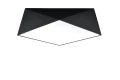 Plafon HEXA 45 czarny 3xE27 szer.50cm