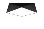 Plafon Sollux HEXA 45 czarny 3xE27 szer.50cm