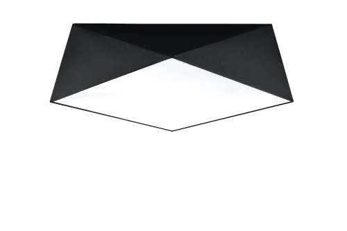 Plafon HEXA 45 czarny 3xE27 szer.50cm