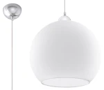 Lampa wisząca Sollux BALL biała E27 wys.120cm
