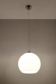 Lampa wisząca BALL biała E27 wys.120cm