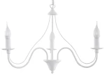 Lampa wisząca Sollux MINERWA 3 biała E14 wys.80cm