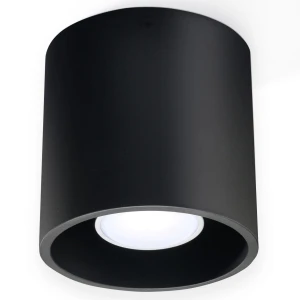 Plafon Sollux ORBIS 1 Czarny