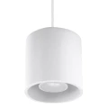 Lampa wisząca Sollux ORBIS 1 biała 1xGU10 wys.110cm