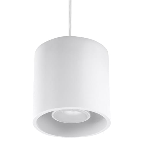 Lampa wisząca Sollux ORBIS 1 biała 1xGU10 wys.110cm