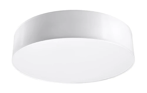 Plafon Sollux ARENA biały E27 szer.25cm