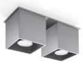Plafon QUAD 2 Szary