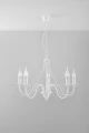 Lampa wisząca Sollux MINERWA 5 biała E14 wys.80cm