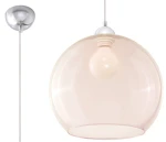 Lampa wisząca Sollux BALL szampańska E27 wys.120cm