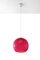 Lampa wisząca BALL czerwona E27 wys.120cm