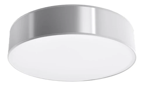 Plafon Sollux ARENA szary E27 szer.25cm