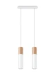 Lampa wisząca Sollux PABLO 2 biała GU10 wys.90cm