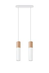 Lampa wisząca Sollux PABLO 2 biała GU10 wys.90cm