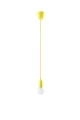 Lampa wisząca DIEGO 1 żółta E27 wys.90cm