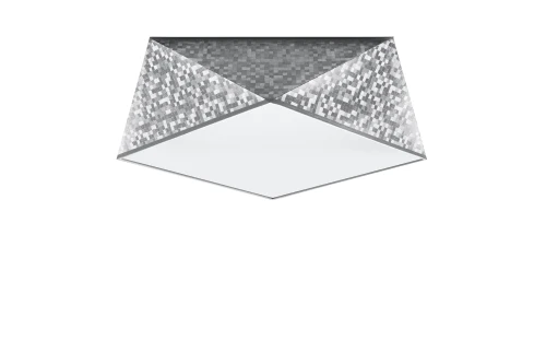 Plafon Sollux HEXA cekin E27 szer.40cm