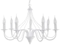 Lampa wisząca Sollux MINERWA 7 biała E14 wys.80cm