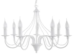 Lampa wisząca Sollux MINERWA 7 biała E14 wys.80cm