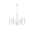 Lampa wisząca Sollux MINERWA 7 biała E14 wys.80cm